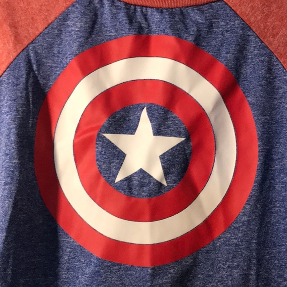 ⬇️$15 Marvel Captain American L/S Boys Top Size 3T - Picture 2 of 4